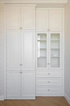 White classical wardrobe display cabinet Photos
