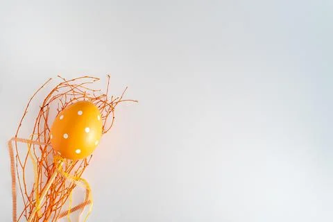 White, clean background for easter 写真素材