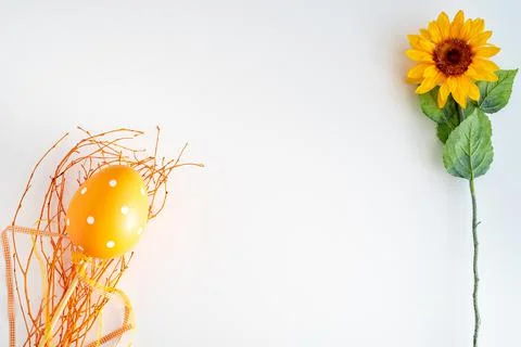 White, clean background for easter 写真素材