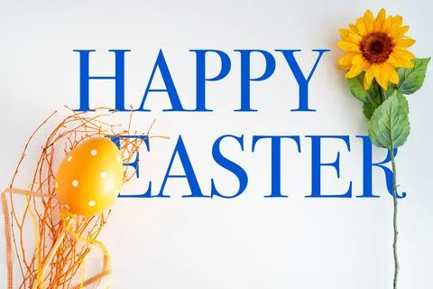 White, clean background for easter 写真素材