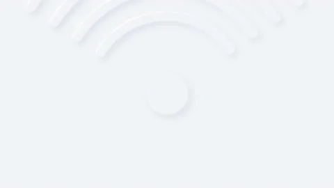 White clean rings animation, abstract pattern of circles Stock Footage 139640870