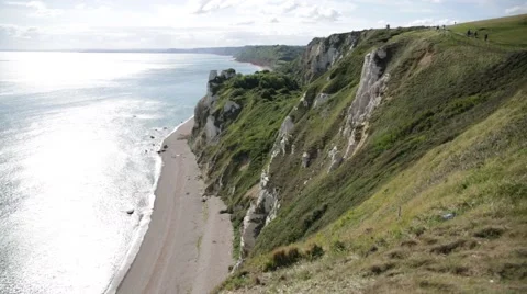 White Cliff Stock Footage 53403401