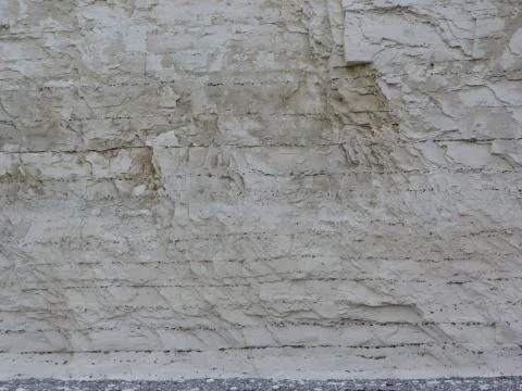 White cliffs for background Stock Photos