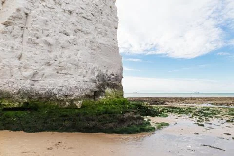 White cliffs Botany Bay La Manche English channel Stock Photos