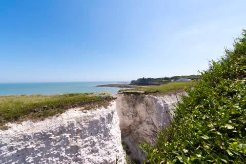 White cliffs in botany bay Stock Photos