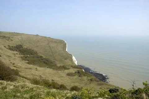 White cliffs of Dover Stock Photos