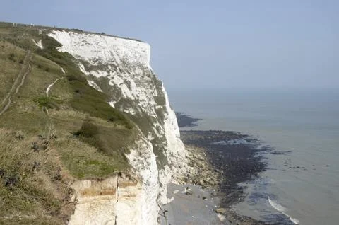 White cliffs of Dover Stock Photos