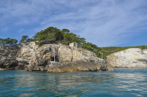 White cliffs in Vieste Stock Photos