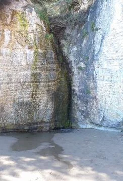 White cliffs in Vieste Stock Photos