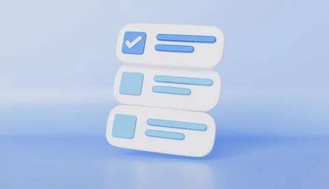 White clipboard task management todo check list, fast progress, level up Stock Illustration