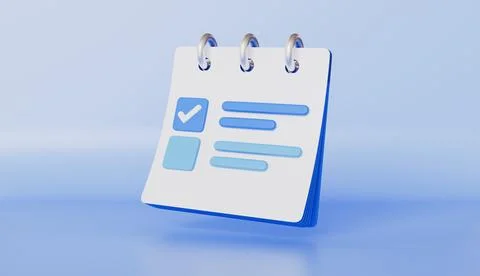 White clipboard task management todo check list, productivity solution icon Stock Illustration