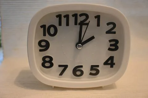 White Clock Showing number 2, Time Concept Close-Up Photos