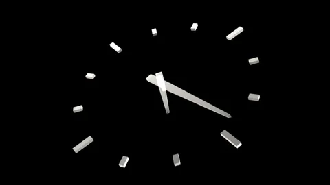 White clocks Stock Footage 104979035
