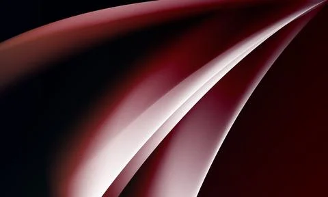 White cloth background abstract with soft waves on dark red background. Stock Illustration