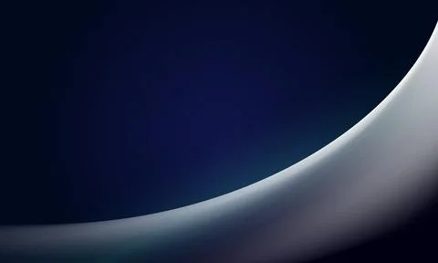 White cloth background abstract with soft waves. curve on dark blue background. Stock Illustration