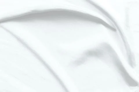 White cloth background abstract with soft waves. Stock Photos