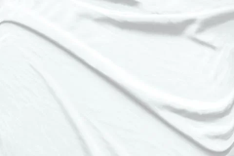 White cloth background abstract with soft waves. Stock Photos