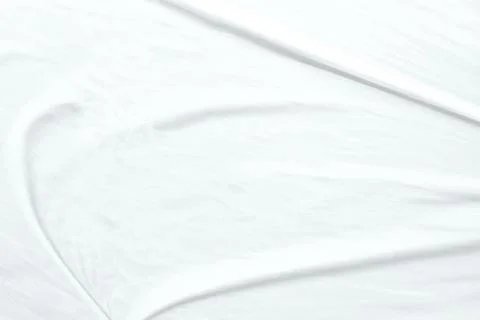 White cloth background abstract with soft waves. Stock Photos