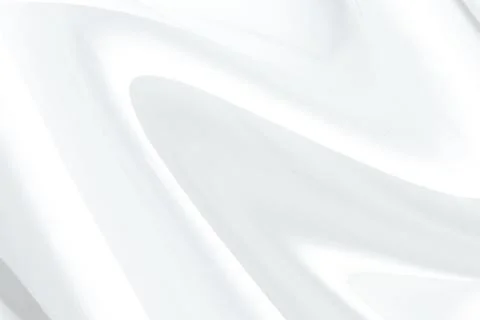 White cloth background abstract with soft waves. Stock Photos