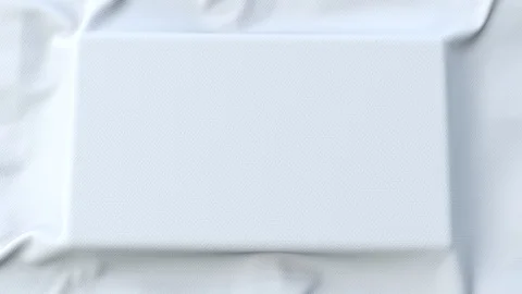 White Cloth Reveal Stock Footage 100550882