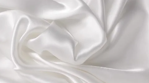 White cloth satin. Stock Footage 201745679