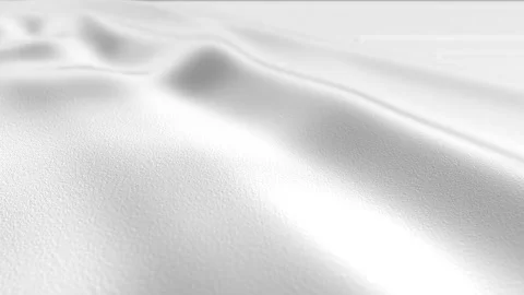 White Cloth Wave Abstract Animation Stock Footage 337223461