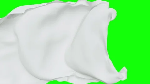 White cloth waving, Stock Video