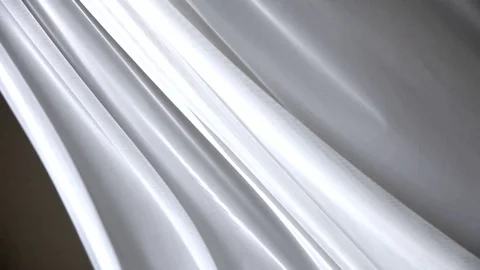 White Cloth Waving Stock Footage 117902579
