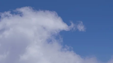 White cloud against blue sky. Stock Footage 113263344