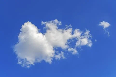 White cloud against the sky. Stock Photos
