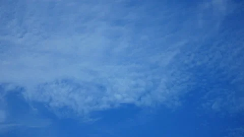 White cloud and beautiful blue sky background at day time Stock Footage 131340811