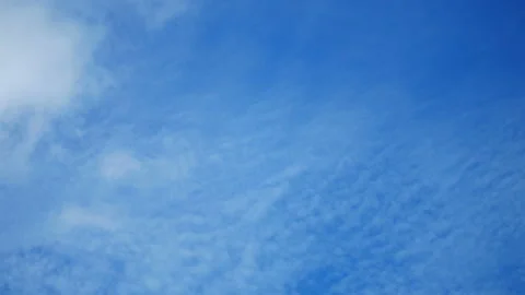 White cloud and beautiful blue sky background at day time Stock Footage 131341112