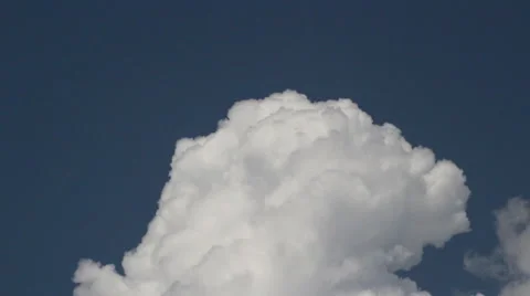 White Cloud and Blue Sky Stock Footage 47277752