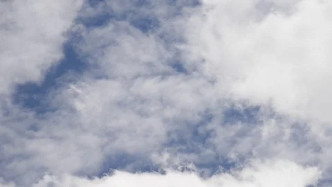 White cloud and blue sky in day time, for background. Stock Footage 74513562