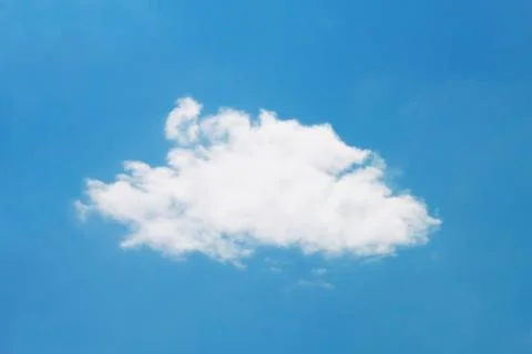 White cloud and blue sky Foto stock