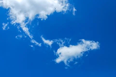 White cloud and blue sky Stock Photos