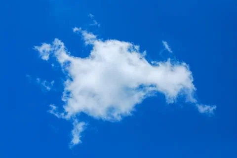 White cloud and blue sky Stock Photos