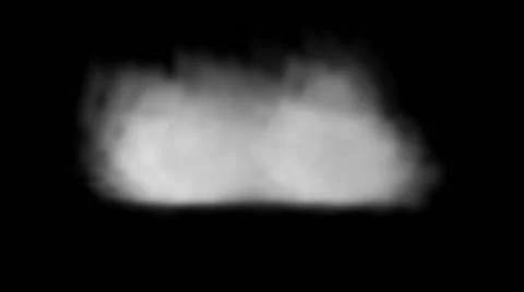 White Cloud Animation Stock Footage 48009465