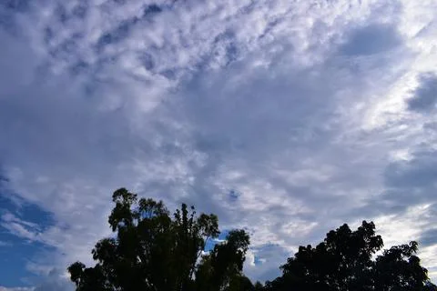 White cloud background and texture Stock Photos