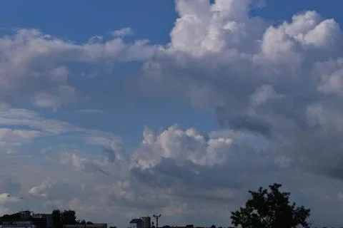 White cloud background and texture Stock Photos