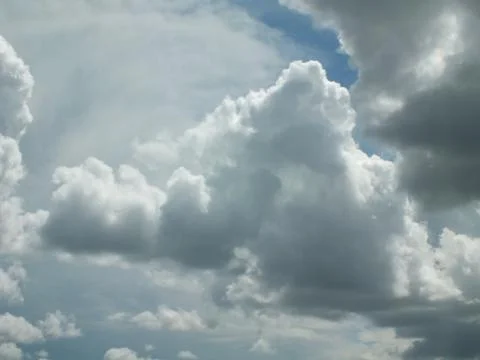 A white cloud backlit Stock Photos
