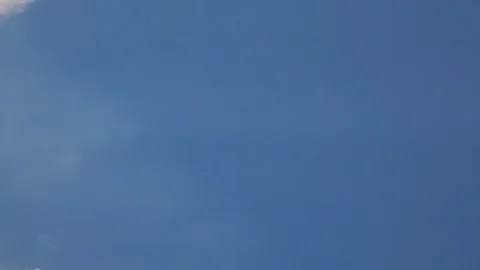 White cloud on blue skies Video stock 108427805