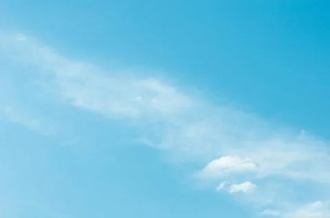 White cloud on blue sky background Stock Photos