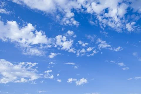 White cloud with blue sky background. Foto stock