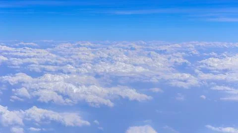 White cloud with blue sky background Foto stock