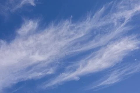 White cloud with blue sky background Stockfoto's