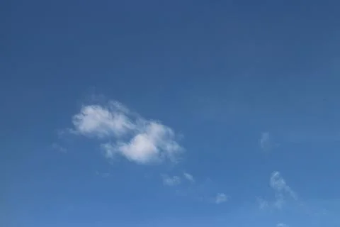 White cloud with blue sky background Stock Photos