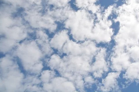 White cloud on blue sky, Clouds in the sky Stock Photos