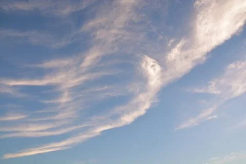 White cloud on blue sky, Clouds in the sky.. Stock Photos