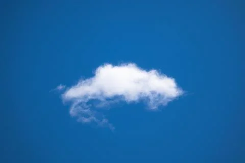 White cloud on blue sky in daylight Foto stock